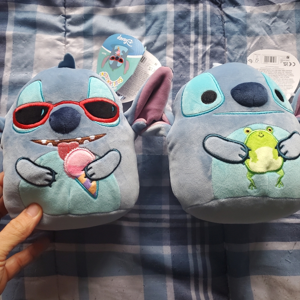 (NEW) Disney sticth squishmallows set